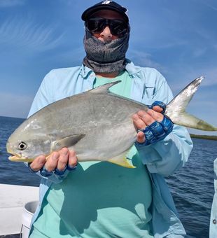 Pompano fishing day in Crystal River.